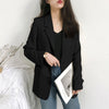 [JPQF] Casual Blazers for Women Female Retro 2023 Spring Temperament Commuter Joker Korean Version Loose Jacket Female S-XXL