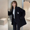 [JPQF] Jacket Women's Spring and Autumn 2023 Casual Suit Jacket Coat Office Lady Blazer Ladies Tops S-XXXL