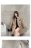 [JPQF] Jacket Women's Spring and Autumn 2023 Casual Suit Jacket Coat Office Lady Blazer Ladies Tops S-XXXL