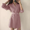 [JPQF] Suit Coat Female 2023 Spring and Autumn Korean Version Slim Fit Commuter Versatile Belt Black Suit Woman Office S-3XL