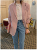 [JPQF] Suit Jacket 2023 Spring Korean Version Loose British Style Pink Suit Jacket Female Commuter Coats Blazer Women S-XL