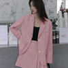 [JPQF] Summer Female Commuter Polyester 2023 Suit Coat British Leisure Retro Korean Khaki Suit Womens Blazers Coat Jacket