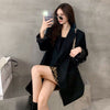 [JPQF] White Suit Jacket Woman 2023 Spring and Autumn Korean Version Loose Casual Temperament Double-breasted Jacket Woman