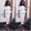 Casual Slash Neck Ruffles Zippers Back Women Dresses Summer Hot Selling Bandage Dress Plus Size 3XL Vestidos