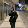 imCharms 2023 autumn and winter products women's short short lightweight waist tie warm down jacket