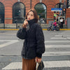 imCharms 2023 autumn and winter products women's short short lightweight waist tie warm down jacket