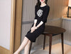 imCharms 2023 Autumn French Women's Temperament Casual Long-Sleeved Sweater Knitted Two-Piece Suit Skirt