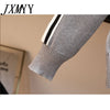 imCharms 2023 Autumn Simple Plus Size Dress Female Net Red Temperament Thin Cardigan Knitted Suit