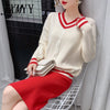 imCharms 2023 Autumn Women's Gentle Wind Japanese Comfortable Knitted Suit Two-Piece Age Reduction