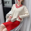 imCharms 2023 Autumn Women's Gentle Wind Japanese Comfortable Knitted Suit Two-Piece Age Reduction