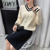 imCharms 2023 Autumn Women's Gentle Wind Japanese Comfortable Knitted Suit Two-Piece Age Reduction