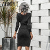 imCharms 2023 Autumn And Winter European And American Women's And Elegant Temperament Sweater Knitted Suit