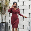 imCharms 2023 Autumn And Winter European And American Women's And Elegant Temperament Sweater Knitted Suit