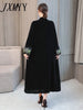 imCharms 2023 Autumn And Winter And Elegant Temperament Embroidered Cardigan Ethnic Style Long Large Size Trench Coat Women