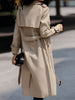 imCharms 2023 Autumn And Winter British Style Elegant Temperament Mid-Length Thin Trench Coat Women's Coat