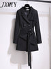 imCharms 2023 Autumn And Winter Trench Coat Women's Mid-Length Loose And Elegant Temperament Coat