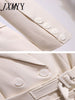 imCharms 2023 Autumn And Winter Trench Coat Women's Mid-Length Loose And Elegant Temperament Coat
