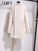 imCharms 2023 Autumn And Winter Trench Coat Women's Mid-Length Loose And Elegant Temperament Coat