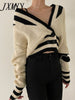 imCharms 2023 Autumn And Winter Knitted Cardigan Women's College Style Casual Loose Outer Wear Knitted Jacket Ins Tide