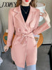imCharms 2023 Autumn And Winter Elegant Temperament Slim Casual Jacket Coat Windbreaker Women's Clothing