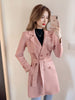 imCharms 2023 Autumn And Winter Elegant Temperament Slim Casual Jacket Coat Windbreaker Women's Clothing
