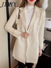 imCharms 2023 Autumn And Winter Elegant Temperament Slim Casual Jacket Coat Windbreaker Women's Clothing