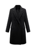 imCharms 2023 Autumn Winter Women Coats Casual Jackets Woolen Overcoat Elegant Double Breasted Long Ladies Coat Plus Size Outwear