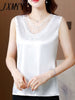 imCharms 2023 Beaded Camisole Women's Spring And Summer Loose All-Match Bottoming Sleeveless Elegant Temperament Top