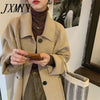 imCharms 2023 And Elegant Temperament Korean Short Woolen Coat Female Gentle Wind Double-Sided Woolen Coat