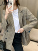 imCharms 2023 British Style Temperament Small Suit Jacket Women's Spring And Autumn Casual Simple Loose Suit Top