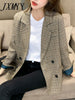 imCharms 2023 British Style Temperament Small Suit Jacket Women's Spring And Autumn Casual Simple Loose Suit Top