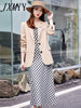 imCharms 2023 Khaki Elegant Temperament Suit Spring And Autumn High-End Simple Casual Jacket Women