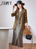 imCharms 2023 Khaki Elegant Temperament Suit Spring And Autumn High-End Simple Casual Jacket Women