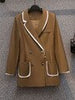imCharms 2023 Plus Size Women's Spring Double-Breasted Lapel Suit Slim And Versatile Temperament Suit Jacket