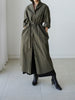 imCharms 2023 Loose Large Size Shirts Long Over Knee Dress Lace Up Bow Doll Skirt Student Long Sleeve Windbreaker Jacket Tide