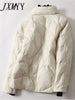 imCharms 2023 Duck Duck Down Jacket Women's Short Section Light Stand Collar Simple And Versatile Down Jacket