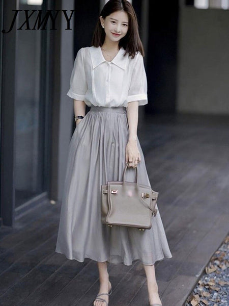 imCharms 2023 High-Definition Light  Women's Elegant Temperament Suit French First Love Sweet Two-Piece Suit