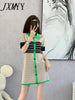 imCharms 2023 Polo Shirt Dress Elegant Temperament Female Spring And Summer Niche Design Skirt Women's Clothing