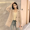 imCharms 2023 Spring Korean Version Temperament Retro Style Women's Thin Section Plaid Small Suit Jacket