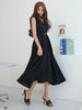 imCharms 2023 Summer Waist Retro Skirt Hepburn Elegant Temperament Sleeveless Dress Women's Skirt