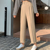 imCharms 2023 Summer Harem Pants High Waist Drape Loose Nine Points Casual Slim All-Match Trousers Women