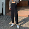 imCharms 2023 Summer Harem Pants High Waist Drape Loose Nine Points Casual Slim All-Match Trousers Women