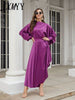 imCharms 2023 Popular One-Shoulder Puff Sleeves Pleated Beveled Personality Suit Spring And Summer Women's Dress