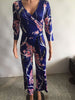 imCharms 2023 Spring And Autumn Elegant Temperament Sexy Women's V-Neck Long-Sleeved Printed One-Piece