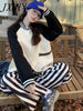 imCharms 2023 Spring And Autumn Leisure College Style Loose Color Matching Baseball Coat Women's Clothing