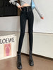 imCharms 2023 Spring And Autumn Products High Elastic High Waist Breasted Decorative Slim Pencil Pants Women Slim Pants