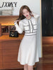 imCharms 2023 Spring And Autumn Age-Reducing And Slimming Waist Long-Sleeved Knitted Elegant Temperament Dress Women's