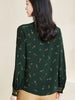 imCharms 2023 Spring And Autumn Sense Elegant Temperament Printed Shirt Floral Shirt Women's Top