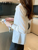 imCharms 2023 Spring And Autumn Products Simple Temperament Professional White Shirt Commuting Elegant Women's Top