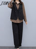 imCharms 2023 Spring And Summer Age-Reducing Plus-Size Women's Three-Piece Set Slim And Elegant Temperament Suit